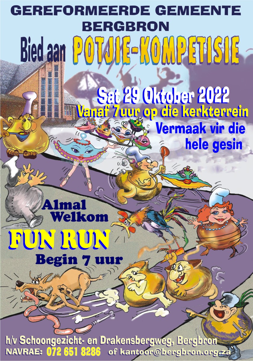 Potjie-Kompetisie 29 Oktober 2022 vanaf 7:00